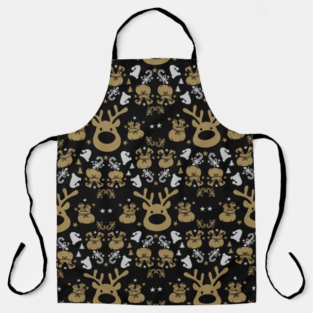 Delantal Navidades Elf Wrapping (Anverso)