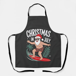 Delantal Navidades en julio divertidos Navidades de navidad