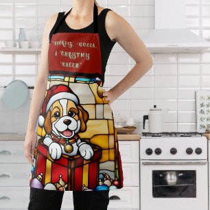 Delantal Navidades envueltos Puppy Apron