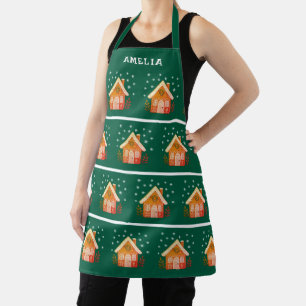 Delantal Navidades familiares de Snowflakes House