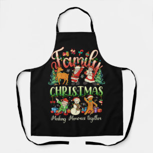 Delantal Navidades familiares juntando Recuerdos Santa Re