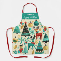 Navidades felices - Árboles festivos y renos