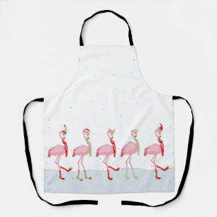 Delantal Navidades flamingo