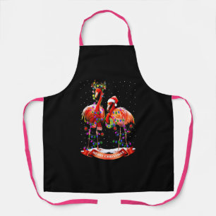 Delantal Navidades Flamingos Classic