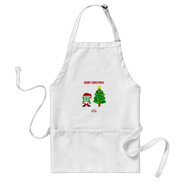 Delantal Navidades FrankenCheese Apron (Frente)