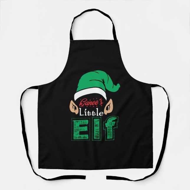 Delantal Navidades Ganees Little Elf Xmas (Anverso)
