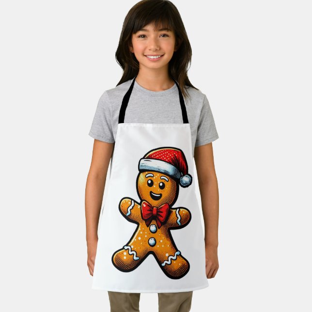 Delantal Navidades Gingerbread Man Apron (in situ)
