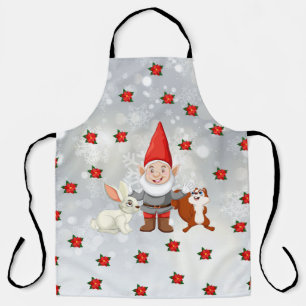 Delantal Navidades gnome apron