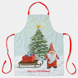 Delantal Navidades Gnome Apron Large
