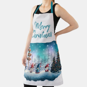 Delantal Navidades Gnomes