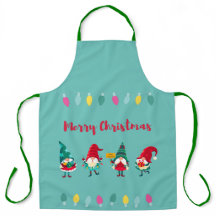 Navidades Gnomes Apron