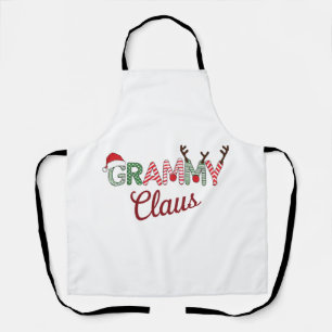 Delantal Navidades Grammy Claus Regalo de abuela Navidad