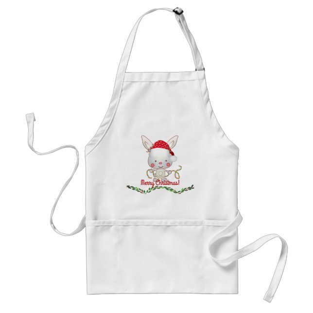 Delantal Navidades Holiday Bunny (Frente)