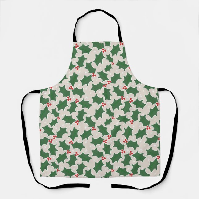 Delantal Navidades Holly Apron (Anverso)