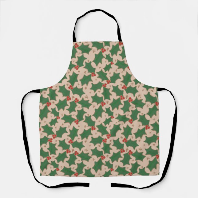 Delantal Navidades Holly Apron (Anverso)