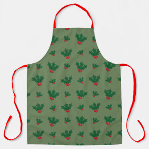 Delantal Navidades Holly Patterned Impron Todo-Sobre