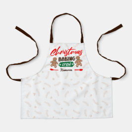 Delantal Navidades horneando equipo, paro familiar