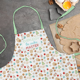 Delantal Navidades infantiles Cookie Master Pattern Holiday