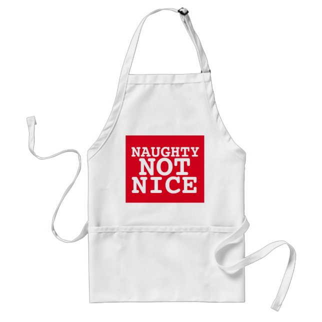 DELANTAL  NAVIDADES KITCHEN APRONS NAIGHTS NOT NICE (Frente)