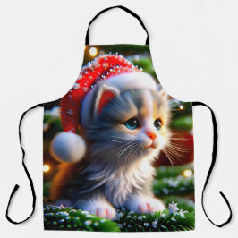 Delantal Navidades Kitten