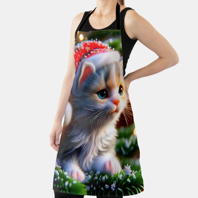 Delantal Navidades Kitten (in situ)