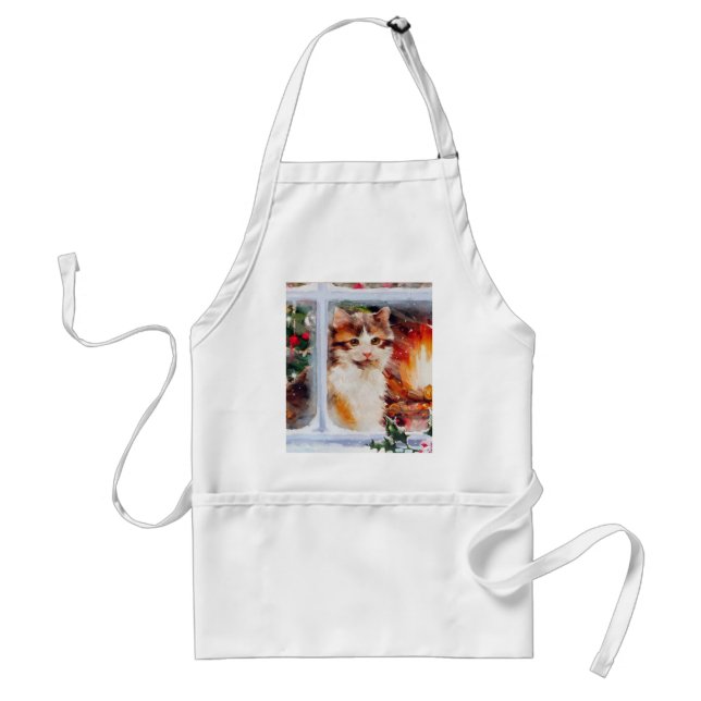 Delantal Navidades Kitten (Frente)