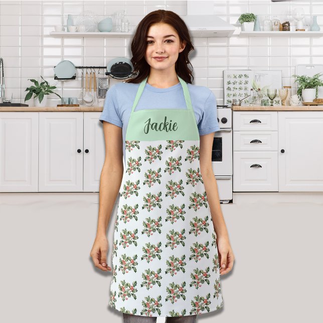 Delantal Navidades Macaron Colors Mistletoe (Subido por el creador)