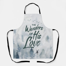 Delantal Navidades Maravillas religiosas de sus bendiciones