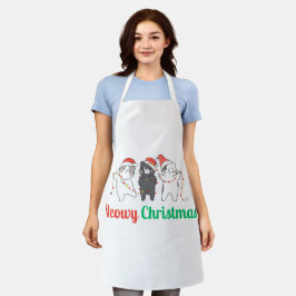 Delantal Navidades Meowy