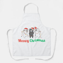 Delantal Navidades Meowy