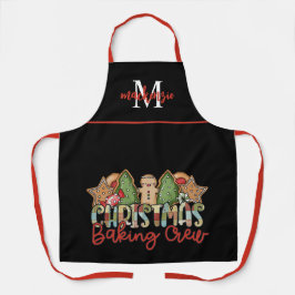 Delantal Navidades Monogramados Cute Crew Apron
