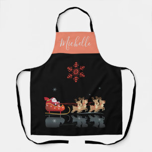 Delantal Navidades monogramas y ¡Feliz Año Nuevo! Regalos