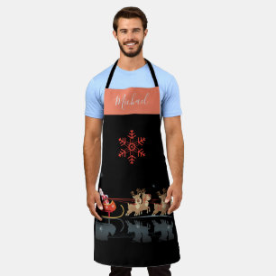 Delantal Navidades monogramas y ¡Feliz Año Nuevo! Regalos