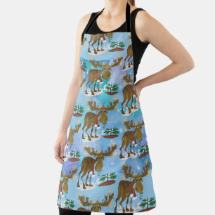 Delantal Navidades Moose ~