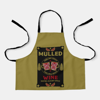 Delantal Navidades mulled Red Wine