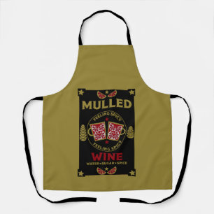 Delantal Navidades mulled Red Wine