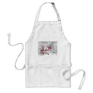 Delantal Navidades Nieve Bells