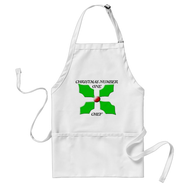Delantal Navidades Número Uno Chef Holly Apron (Frente)