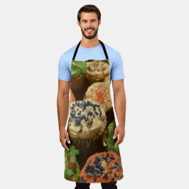 Delantal Navidades pasteles con salpicaduras