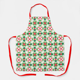 Delantal Navidades patchwork quilt protector de vacaciones