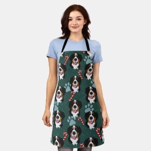 Delantal Navidades Perro de montaña Bernese