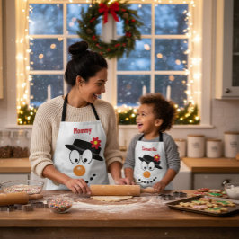 Delantal Navidades Personalizado Snowman