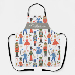 Delantal Navidades personalizados de cazadores de nueces