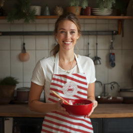 Delantal Navidades Personalizados en el tren North Pole Exp