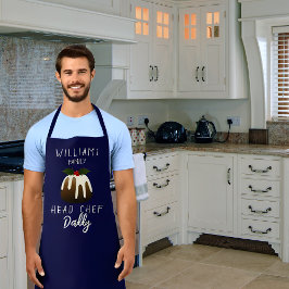 Delantal Navidades Personalizados Jefe Chef Apron