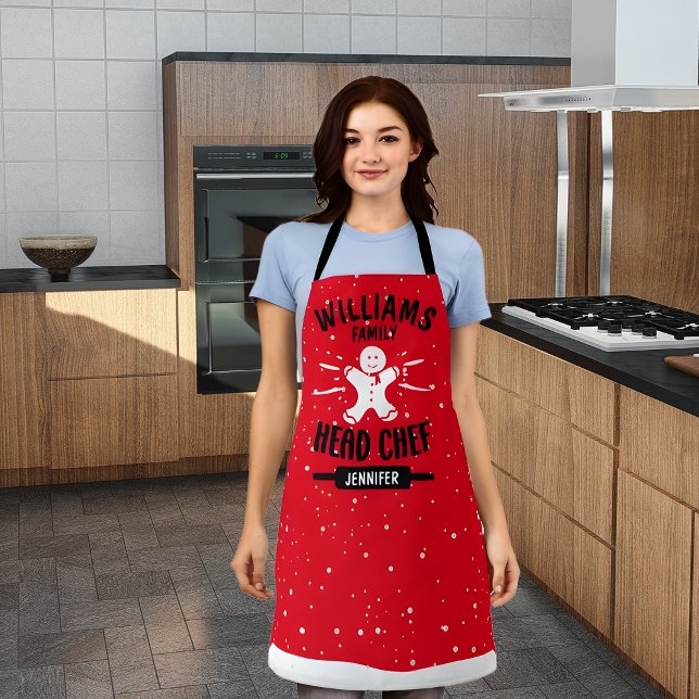Delantal Navidades personalizados Jefe Chef, Apron de la fa (Subido por el creador)