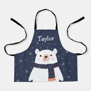 Delantal Navidades personalizados portan niños Apron