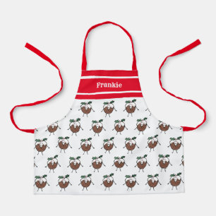 Delantal Navidades personalizados pudding