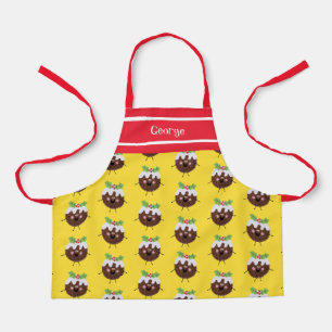 Delantal Navidades personalizados pudding