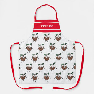 Delantal Navidades personalizados pudding